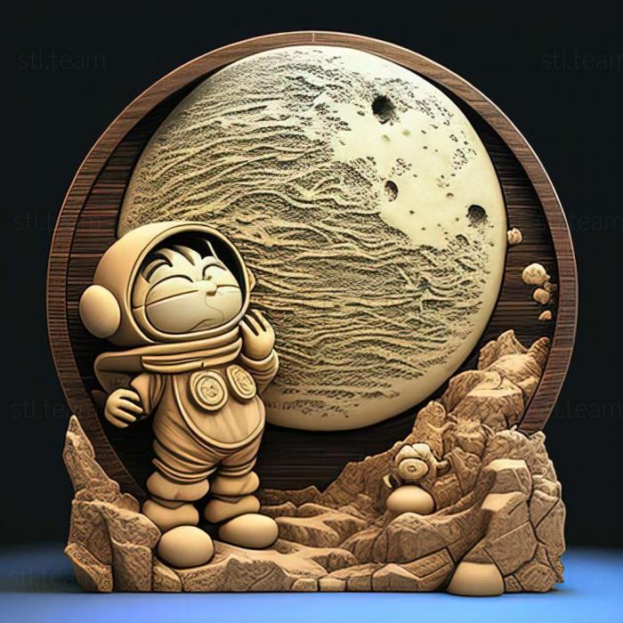 3D модель Doraemon Chronicle of the exploration of the Moon by No (STL)